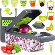 16 In 1 Multifunctional Portable Kitchen Vegetable Chopper Shredder Slicer Potato Carrot Grater Home Fruit Veggie Food Processor