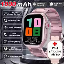 2025 New Nursing Grade Women AI Smart Diagnosis Smart Watch HRV+PPG Blood Pressure Heart Rate Health Monitor IP68 NFC Smartwatch