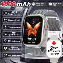 2025 New Nursing Grade Women AI Smart Diagnosis Smart Watch HRV+PPG Blood Pressure Heart Rate Health Monitor IP68 NFC Smartwatch