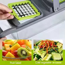 16 In 1 Multifunctional Portable Kitchen Vegetable Chopper Shredder Slicer Potato Carrot Grater Home Fruit Veggie Food Processor