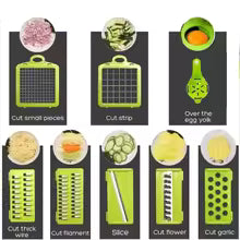 16 In 1 Multifunctional Portable Kitchen Vegetable Chopper Shredder Slicer Potato Carrot Grater Home Fruit Veggie Food Processor