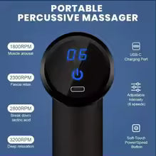 Mini Muscle Massage Gun Protable Body Massager Deep Handheld Percussion Massager For Body Back And Neck Leg