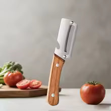Kitchen Peeler Stainless Steel Vegetable Peeler with Wooden Handle for Peeling and Slicing Fruits and Vegetables Kitchen Tool